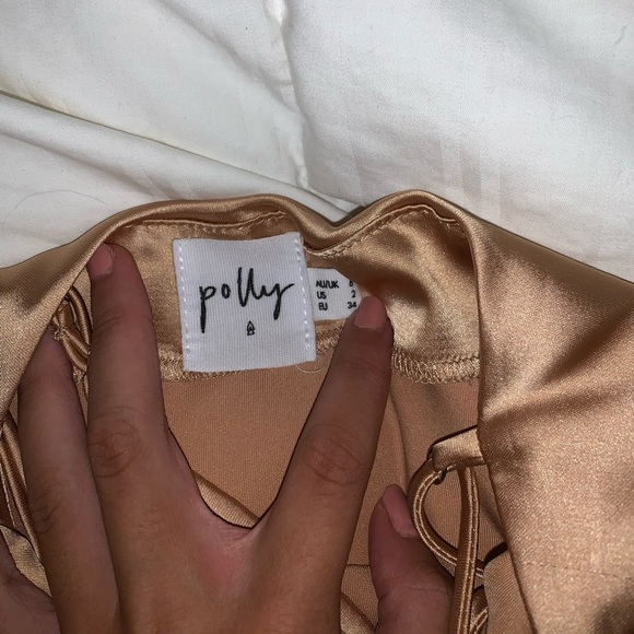 Princess Polly satin cowl neck dress - Picture 3 of 3